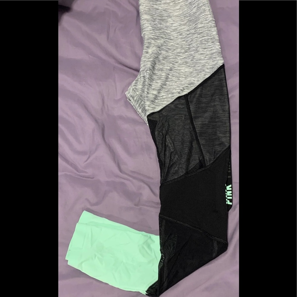 VS Pink bonded Leggings